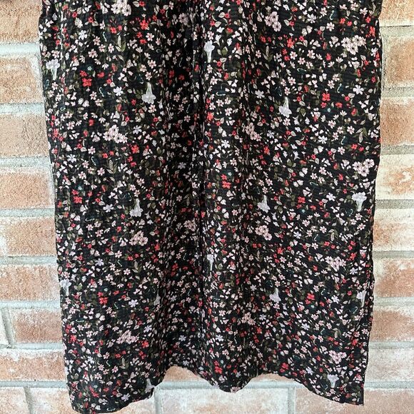 Rebecca Taylor 100% Silk Floral Dress Size 4 - Picture 3 of 11